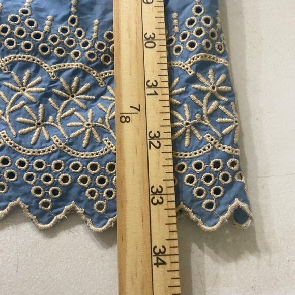 NWT Banana Republic Dress Womens Size 6 Blue Sleeveless Embroidered $148 - Picture 16 of 16